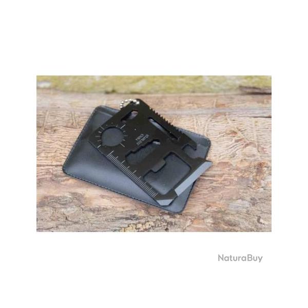 Carte De Cr�dit Tactical Multifonctions James Bond 007 Acier Inox Etui MI118B
