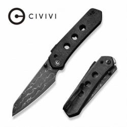 Couteau CIVIVI Vision FG Black Lame Damas Reverse Tanto Manche Micarta IKBS Superlock CIVC22036DS2