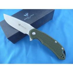 Couteau Steel Will Cutjack Lame Acier D2 Manche FRN Green Linerlock SMGC221OD
