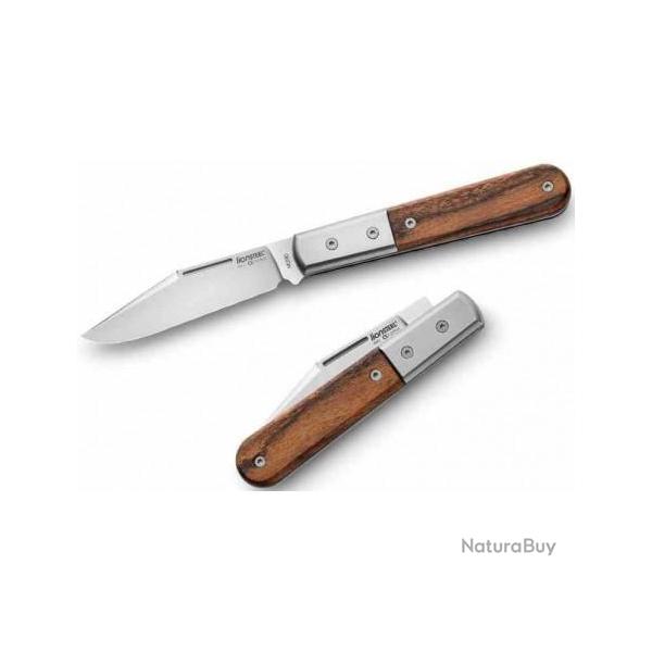 Couteau LionSteel Shuffler Barlow Santos Lame Acier M390 Manche Bois/Titane Slipjoint LSTCK0112ST
