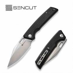 Couteau Sencut GlideStrike Black Lame Acier 9Cr18MoV Clip Point Manche Micarta IKBS S230184