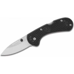 Couteau Condor Cadejo Black Lame Acier 14C28N Drop Point Manche Zytel Lockback Clip El CTK81330ZSK