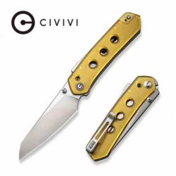 Couteau CIVIVI Vision FG Ultem Lame Nitro-V Satin Reverse Tanto Manche Polished Ultem CIVC220365