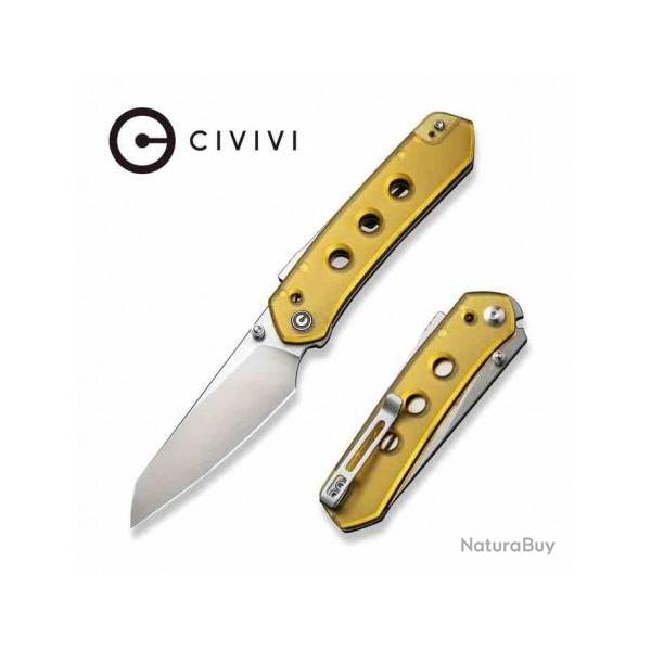 Couteau CIVIVI Vision FG Ultem Lame Nitro-V Satin Reverse Tanto Manche Polished Ultem CIVC220365