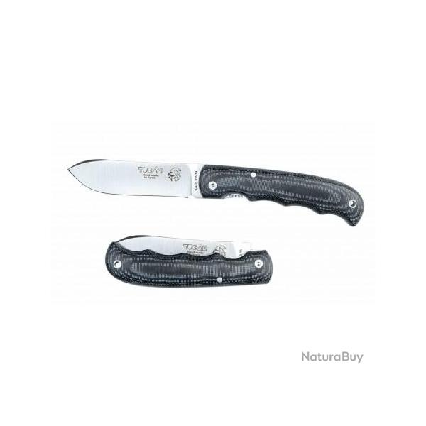 Couteau J&V Adventure Knives Tucan Manche Micarta Lame Acier 14C28N Linerlock Made Spain JVA1514T
