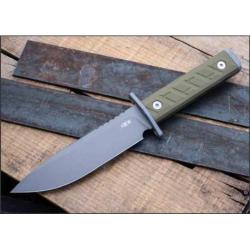 Couteau Zero Tolerance Model 0006 Lame Clip Point Acier CPM-3V Manche OD Green G10 Etui ZT0006