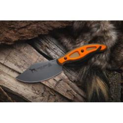 Couteau Tops Field Dog Lame Acier 154CM Manche G10 Etui Cuir Made In USA TPFDOG01
