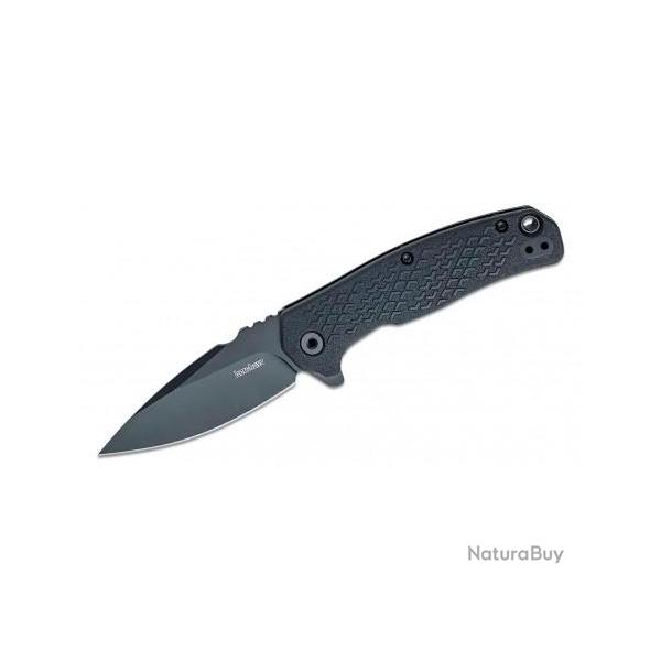 Couteau Kershaw Conduit A/O Lame Acier 8Cr13MoV Manche GRN Linerlock Clip KS1407