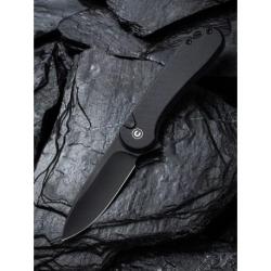 Couteau CIVIVI Elementum II Button Lock Black Lame Acier Nitro-V Black Manche G10 IKBS CIVC18062P1