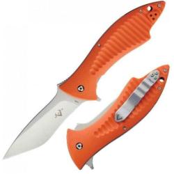 Couteau V Nives Deplorable Orange Tanto Lame Acier AUS-8 Manche FRN Bearings Clip VNI15FRNPOR