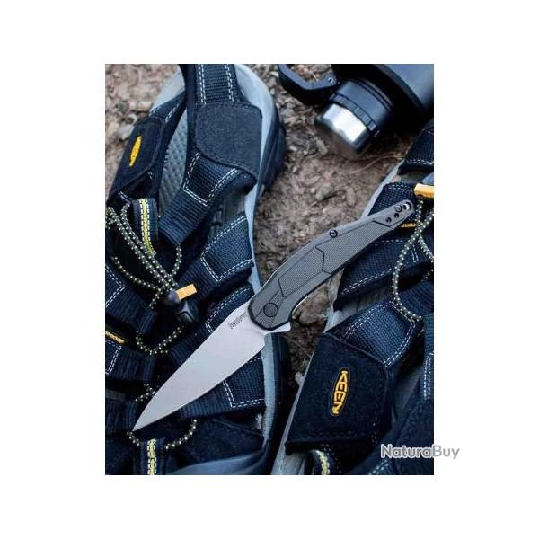 Couteau Kershaw Lightyear A/O Lame Acier 4Cr14 Manche GFN Linerlock Clip KS1395