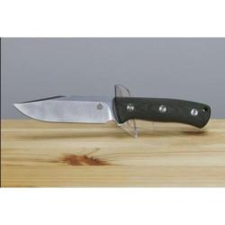 Couteau de Survie QSP Knife Bison Lame Acier D2 Manche Green Micarta Etui Kydex QS134C