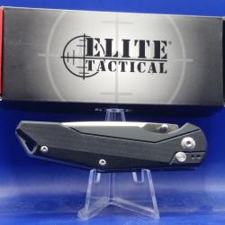 Couteau Elite Tactical Cruiser Lame Acier D2 Manche G10 ETFDR007