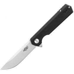 GAFH11BK Couteau Ganzo Firebird Linerlock Black Lame Acier 440C Manche Black G10 Clip