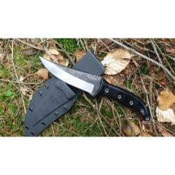 Couteau Condor Pandur Knife Acier Carbone 1075 Manche Micarta Etui Kydex Made El CTK1818452HC
