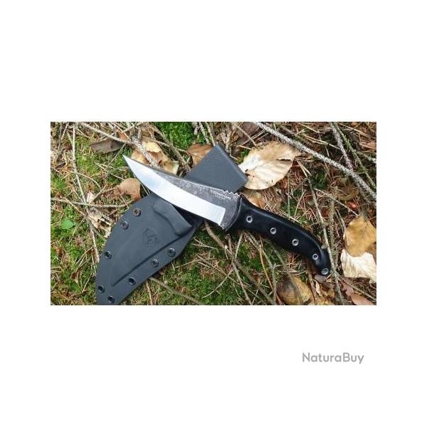 Couteau Condor Pandur Knife Acier Carbone 1075 Manche Micarta Etui Kydex Made El CTK1818452HC