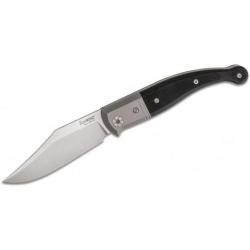 Couteau LionSteel Gitano GT01 GBK Lame Acier Niolox Manche Black Micarta/Titane Made LSTGT01GBK