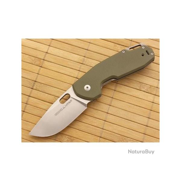 Couteau Viper Odino Green G-10 Lame Acier N690Co Manche G-10 Framelock Made Italy V5918GG