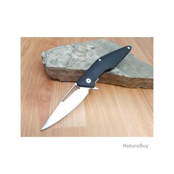 Couteau Brous Blades Division Import Lame Acier D2 Manche Polymer Linerlock Clip BRBM005