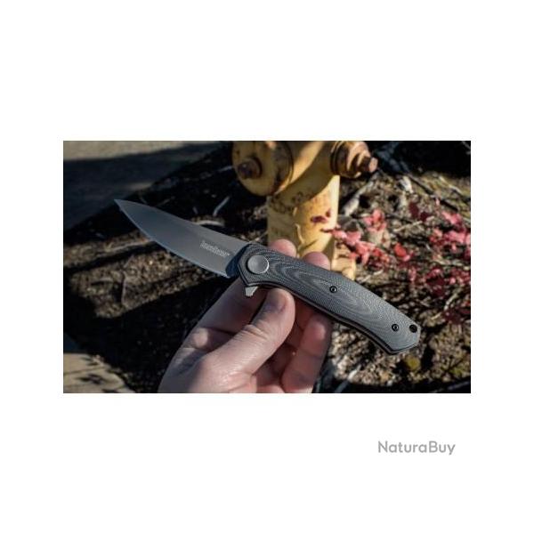 Couteau Kersahw Concierge Lame Acier 8Cr13MoV Manche G-10 Linerlock Clip KS4020