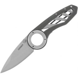 Couteau Gerber Remix Linerlock Plain Lame Acier 7Cr17MoV Manche Aluminium Clip G41968