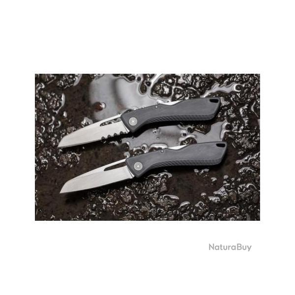 Couteau Gerber Shark Belly Lame Acier 420HC Serr Manche GFN Lockback G3216