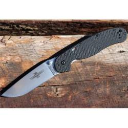 Couteau Ontario RAT1A SP A/O OD Lame Acier AUS-8 Manche Black G-10 ON8870