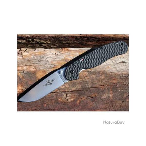 Couteau Ontario RAT1A SP A/O OD Lame Acier AUS-8 Manche Black G-10 ON8870