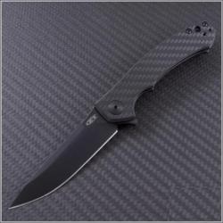 Couteau Zero Tolerance Sinkevich Acier S35VN Manche Titane/Fibre de Carbone Made In USA ZT0450CF