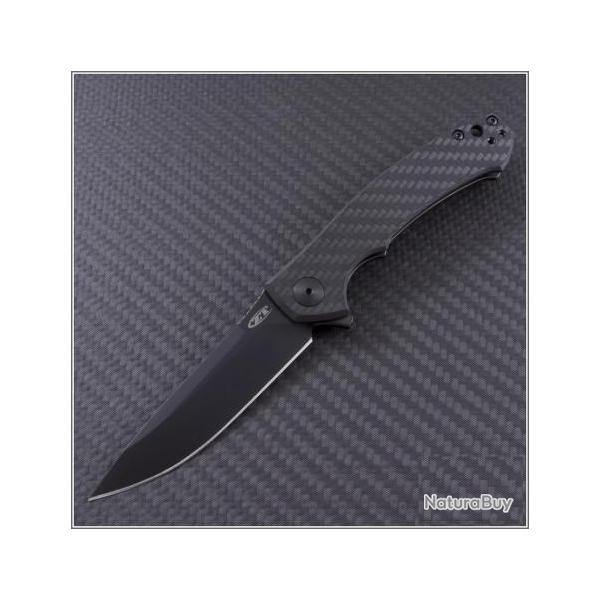 Couteau Zero Tolerance Sinkevich Acier S35VN Manche Titane/Fibre de Carbone Made In USA ZT0450CF