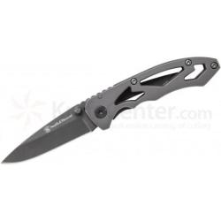 Couteau Backup Smith&Wesson Acier 7Cr17MoV/Titane Manche Acier/Titane SWCK400