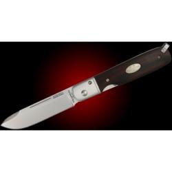 Couteau Fallkniven Gentleman's Pocket Acier Lam.CoS Manche Cocobolo Made In Sweden FNGPDI