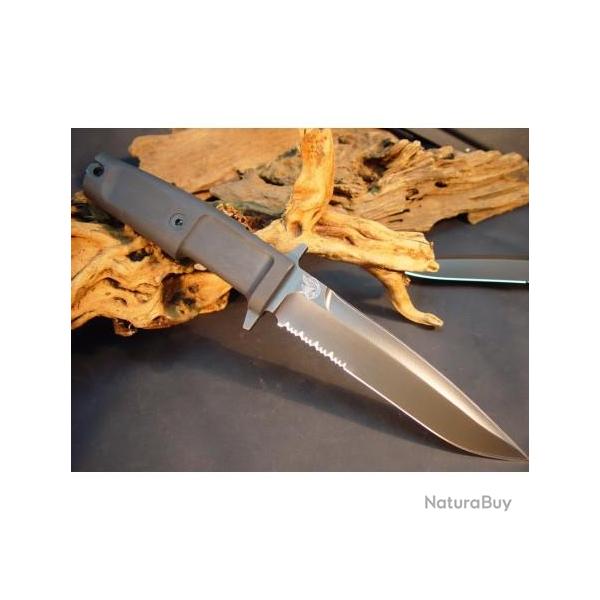 Couteau Extrema Ratio Col Moschin Combat Tanto Acier N690 Manche Forprene Made In Italy EX125