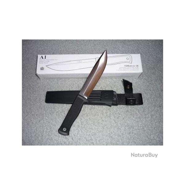 Couteau Fallkniven A1 Survival Knife Acier VG-10 Manche Kraton Etui Zytel Made In Japan FKA1Z FNA1Z