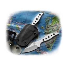 Couteau de Cou Nemesis Hellion Neck Knife Acier 9Cr13CoMoV Etui Kydex NE4