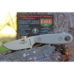 Couteau de Survie ESEE Izula II DT with Kit Carbone 1095 Manche Micarta Desert Tan Made ESIZ2DTKIT
