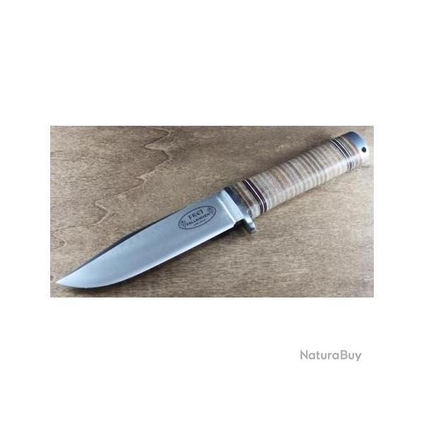 Couteau Fallkniven Frej Northern Lame Acier VG-10 Manche Cuir Made In Japan FKNL4L FNNL4