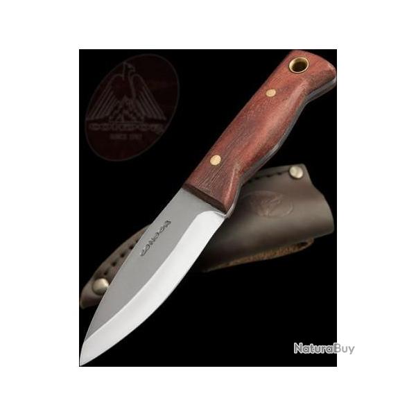 Couteau de survie Bushcraft Condor Mini Bushlore Acier Carbone 1075 Made In Salvador CTK2323HC