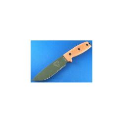 RC4SOD Couteau Esse Model 4 Orange G-10 Lame Green Carbone 1095 Etui Kydex + Clip USA