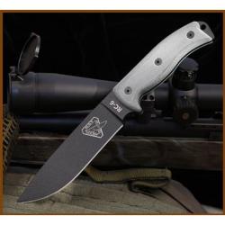 Couteau Esee Knives Model 6 Carbone 1095 - COUTEAU DE COMBAT SURVIE COUTEAU ESEE MADE IN USA ES6PB