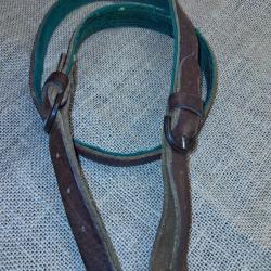 Bretelle pour carabine en cuir