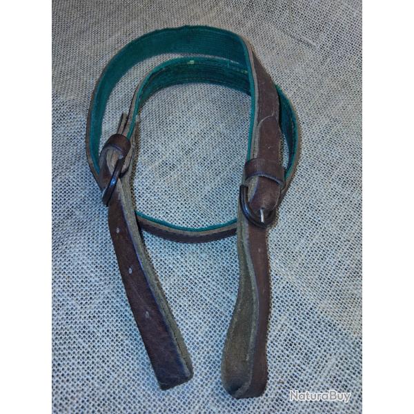 Bretelle pour carabine en cuir