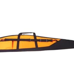 Fourreau pour carabine de battue orange 140 cm avec porte-tr&eacute;pied