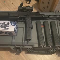 Vmp1x 4 chargeurs mont&eacute; hpa US+optic theta optics, possibilit&eacute; de bouteille hpa en plus