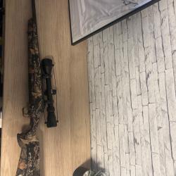 Pack carabine Savage Axis XP CAMO Cal.270 filet&eacute;e + lunette 3-9x40
