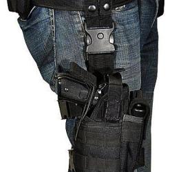 Holster SWISS ARMS de cuisse droit universel Noir