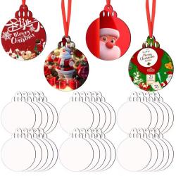 Pendentifs de D&eacute;coration de Boule de No&euml;l Sublimation A personnaliser