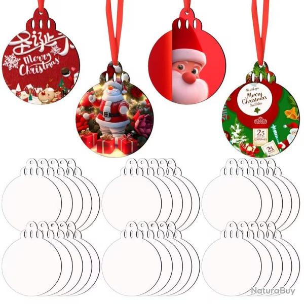 Pendentifs de D�coration de Boule de No�l Sublimation A personnaliser