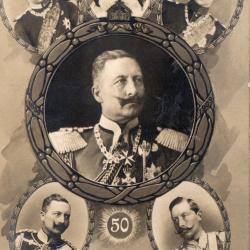 Carte postale historique Unser Kaiser 1859-1909 -N&deg;8922