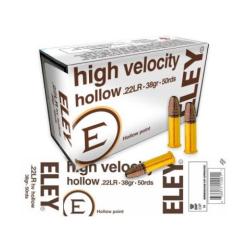 cartouches Eley High Velocity calibre 22lr